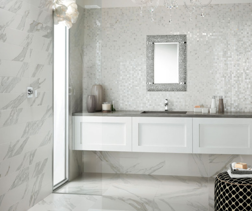 Керамогранит Mirage Jewels Bianco Statuario JW01 Luc Ret 60x60 фото 2