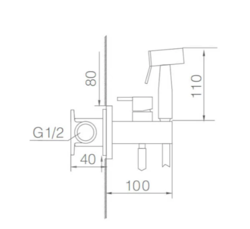 Встраиваемый смеситель для биде IMEX RDM001/NQ фото 3