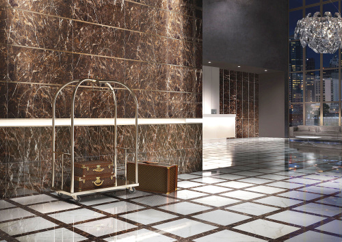 Глазурованный керамогранит Casalgrande Padana Marmoker 2950219 Saint Laurent Lucido 59x59 фото 2