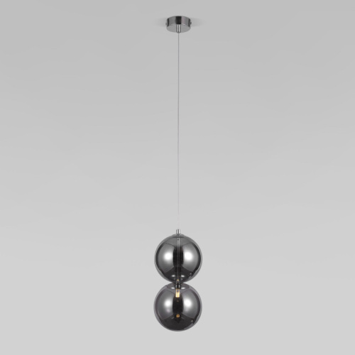 Подвесной светильник Eurosvet 50092/1 хром/дымчатый