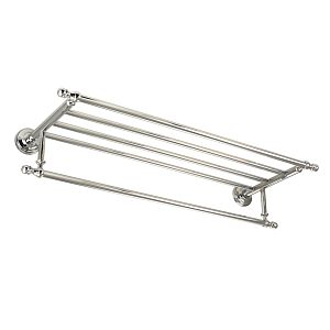 Полка-держатель для полотенец Migliore Mirella L65хh14xP24 см, хром 17249 фото