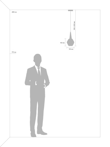 Подвесной светильник Freya FR8007PL-01GB фото 4