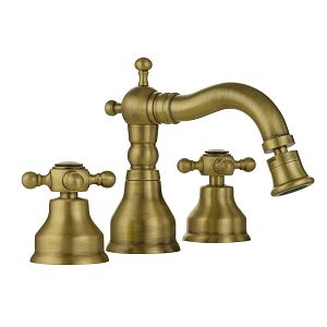 Смеситель для биде Migliore Revival, на 3 отверстий, бронза 19487 фото