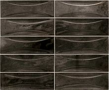 Керамическая плитка Equipe Hanoi 30040 Arco Black Ash 6.5x20 фото