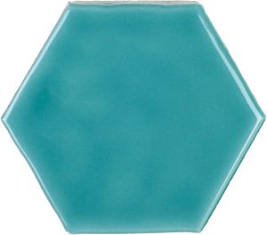 Плитка Art Deco Glossy on Mesh Aqua Marine (7.9x9.1-16pz) 32x28 фото