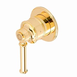 Смеситель скрытого монтажа Migliore Ermitage Mini монокомандный, ручка латунь, золото 31430 фото