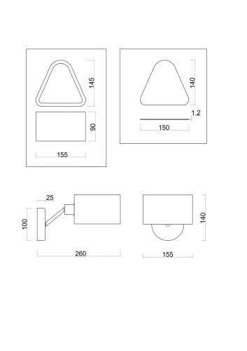 Настенный светильник (бра) Freya FR5040WL-01CH фото 2