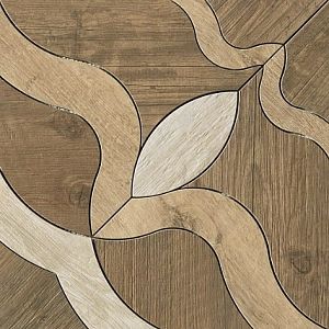 Керамогранит Atlas Concorde ANIT Axi Brown Chestnut Rosone Mini 45x45 фото