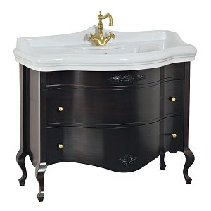 База Migliore Impero L110xH82xP57 см для раковины 110 см, 2 выдвижных ящика, цвет: Noce 25964 фото