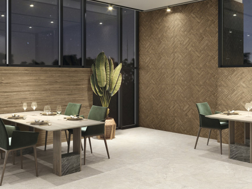 Плитка Laos Ewood Chestnut Rect 40x120 фото 2