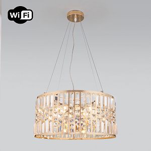 Подвесная люстра Eurosvet 10125/5 золото/прозрачный хрусталь Strotskis Smart (10116/5) фото