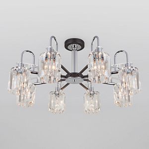 Люстра на штанге Eurosvet 70090/8 графит фото