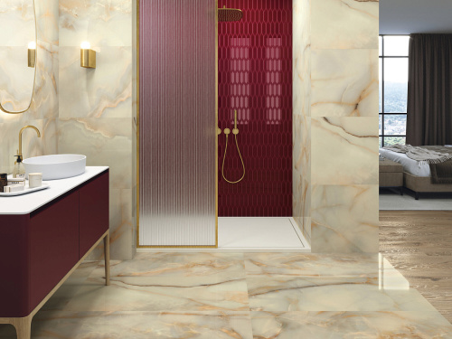 Керамогранит Ape Ceramica Onice A037990 Honey Pol Rect 60х120 фото 2