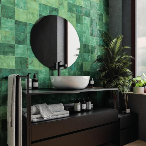 Плитка DNA Tiles Enamel 123078 Square Moss 12,5x12,5 фото 2