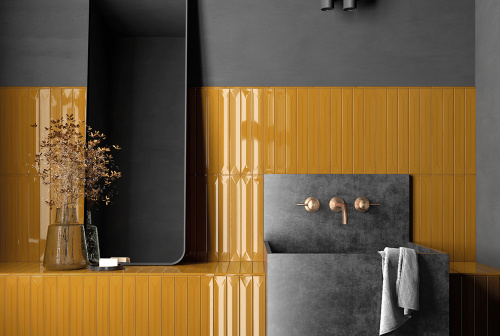 Керамическая плитка Equipe Vitral Honey Reactive 31169 5х40 фото 2