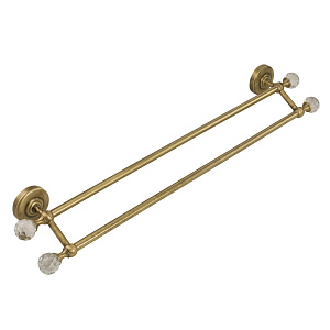 Полотенцедержатель Migliore Amerida двойной L60 см, бронза/Swarovski 16569 фото