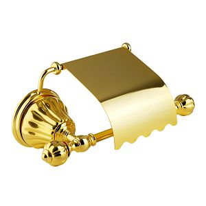 Бумагодержатель Migliore Olivia закрытый, керамика золото, золото 26176 фото