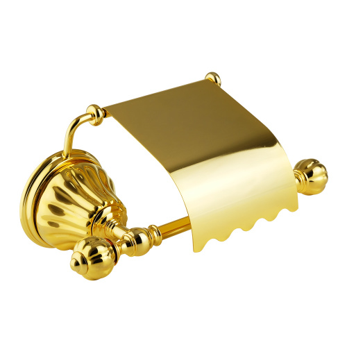 Бумагодержатель Migliore Olivia закрытый, керамика золото, золото 26176