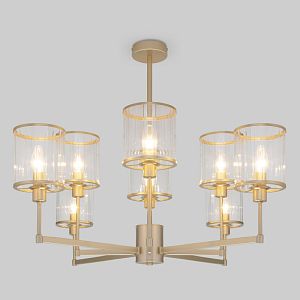 Люстра на штанге Eurosvet 60144/8 золото фото