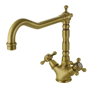 Смеситель для кухни Migliore Revival, бронза 18207 фото