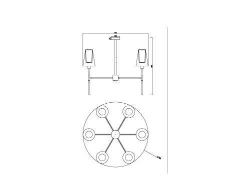 Люстра Freya FR5196PL-06BBS фото 6