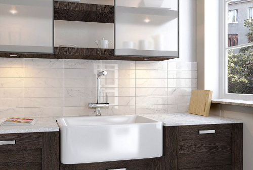 Керамогранит Equipe Carrara 23101 7,5х15 фото 2