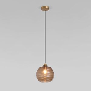 Подвесной светильник Eurosvet 50239/1 коньячный фото