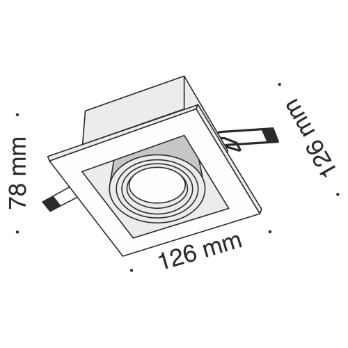 Встраиваемый светильник Maytoni Technical DL008-2-01-S фото 6