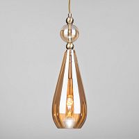 Подвесной светильник Eurosvet 50202/1 янтарный фото