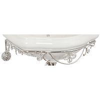 Консоль Migliore Bella подвесная 55 см ажурная, хром 20714 фото