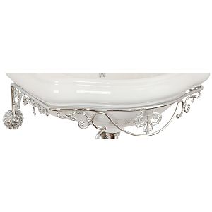 Консоль Migliore Bella подвесная 55 см ажурная, хром 20714 фото