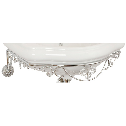 Консоль Migliore Bella подвесная 55 см ажурная, хром 20714