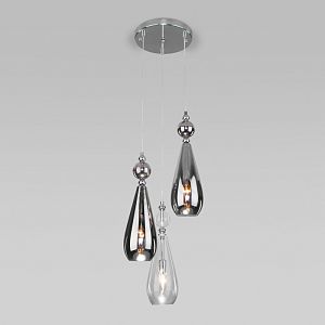 Подвесной светильник Eurosvet 50202/3 хром фото