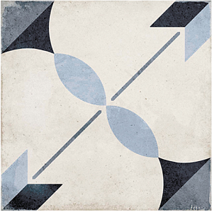 Керамогранит 24411 Art Nouveau Arcade Blue 20х20 фото