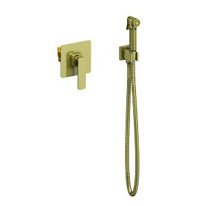 Смеситель встроенный с гигиеническим душем Timo Torne 4389/02SM антик фото