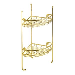 Решетка угловая Migliore Complementi ажурная, двойная L21xP21xH53 см, золото 22938 фото