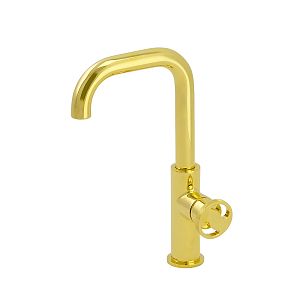 Смеситель для раковины Migliore Reversa монокомандный (без слива), золото 28207 фото