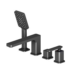 Смеситель для ванны с душем, врезной Timo Torne 4330/03Y черный фото