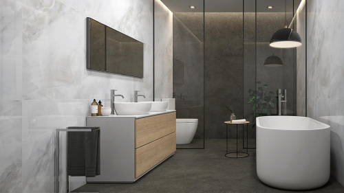 Керамогранит CR.Sardonyx Pearl Compacglass 90x90 фото 2