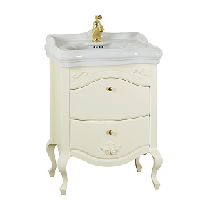 База Migliore Impero L61xH74xP48 см для раковины 60 см, 2 выдвижных ящика, цвет: Avorio 25969 фото