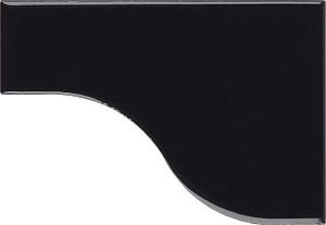 Плитка Equipe Curve 28849 Black Gloss 8,3x12 фото