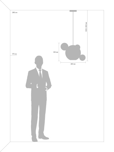 Подвесной светильник Freya FR5128PL-L10BS фото 2