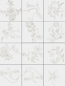 Bardelli Primavera Декор Platinum 40x120 глазурованный глянцевый фото