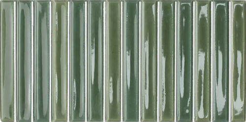 Керамическая плитка WOW Colour Notes 133157 Bars Fennel 12,5х25