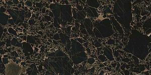 Глазурованный керамогранит Casalgrande Padana Marmoker 11460098 Orange Black Honed 59x118 фото