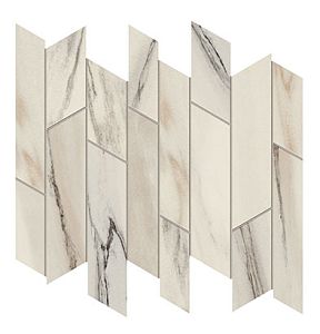 Мозаика AOVQ Marvel Bianco Fantastico Liberty Lappato 31,8x26,1 фото