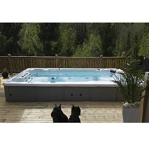 Gruppo Treesse Antibes Минибассейн 390x228x137 см отдельностоящий, для улицы фото