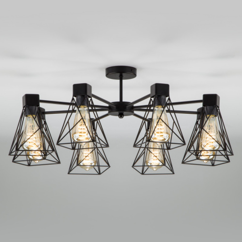 Люстра на штанге Eurosvet 70107/8 черный