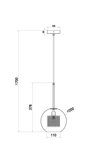 Подвесной светильник Freya FR8018PL-01N фото 6