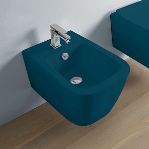 Artceram A16 Биде подвесное 36х52 см, 1 отв,, цвет: petrolio фото